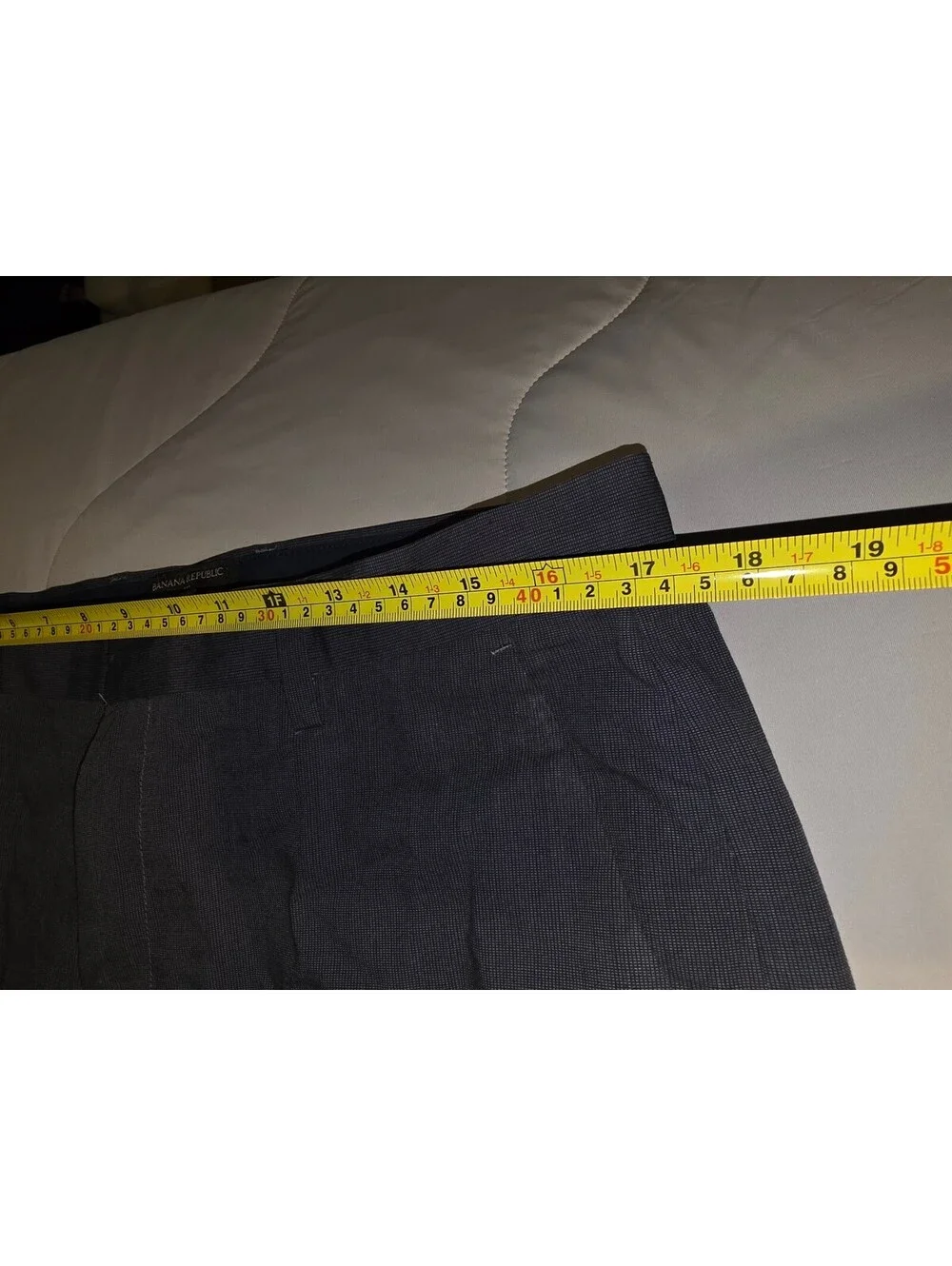 Banana Republic Tailored Fit Pants Mens 34x30 Gray Mid Rise